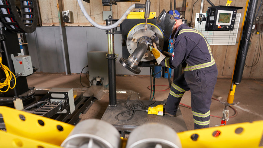 AUTOMATED WELDING SYSTEM NEARLY TRIPLES SPEED OF PRODUCTION